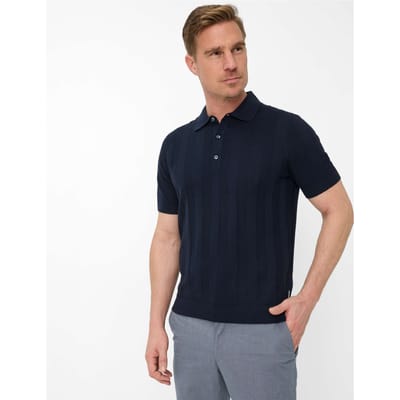 Brax Heren Polo  Style PASCAL navy, donkerblauw, maat XL