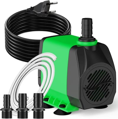 Waterpomp voor Water Verpompen - 60W Vermogen en 3 Meter Bereik
