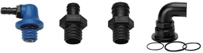 Nuova Rade Ercole Sogliola Elleboogconnector Zwart