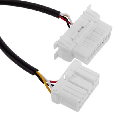 BeMatik - OBD2 12-pins vrouwelijke diagnosekabel compatibel met Tesla-voertuigen