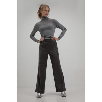 Josephine & Co Saar Sweater Steel Grey Maat: XL | Longsleeves Outlet | Dames | Grijs