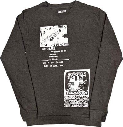 Sex Pistols - 100 Club Longsleeve shirt - S - Grijs