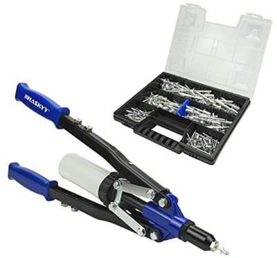 Hefboomklinknageltang Set met Aluminium Klinknagels 3,2-6,4 mm