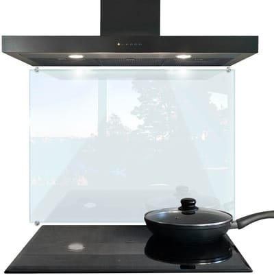 Tulup Achterwand Keuken - Transparante Keuken Achterwand - 80 x 60 cm - Achterwand Keuken Glas - Kookplaatachterwanden - Spatplaat Keuken - Kookplaat achterwand - Spatplaat Keuken Glas