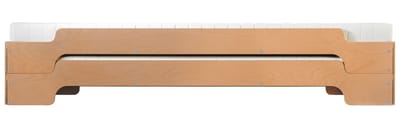 Müller Möbelwerkstätten - Stapelbed Klassiek - Beuken natuur, gelakt - 90 x 190 cm - beige