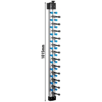 GGM Gastro Tellerwandregal - bis zu 12 Teller - Ø 16 - 32 cm - Höhe: 1015mm - Wandmontage