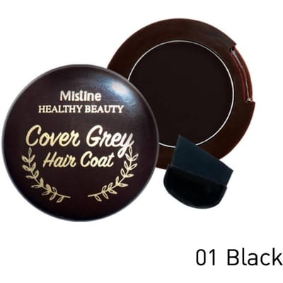 Mistine Healthy Beauty Cover Grijze Haarvacht 3,6 g. #Zwart bruin 3.6 g.