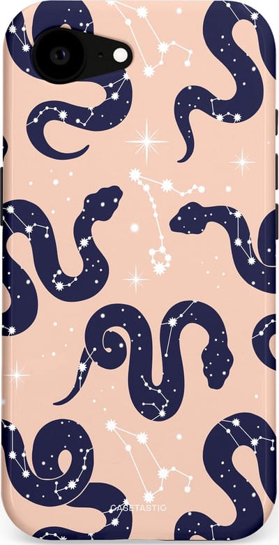 Casetastic Hoesje Geschikt voor Apple iPhone 16e Magsafe - Stijlvolle Beschermende Duo-layer Case - Astro slang