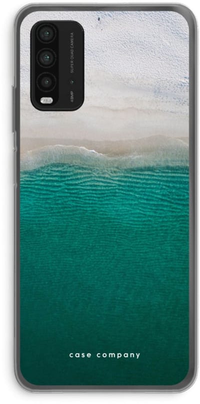 Case Company® - Hoesje geschikt voor Xiaomi Redmi 9T hoesje - Stranded - Soft Cover Telefoonhoesje - Bescherming aan alle Kanten en Schermrand
