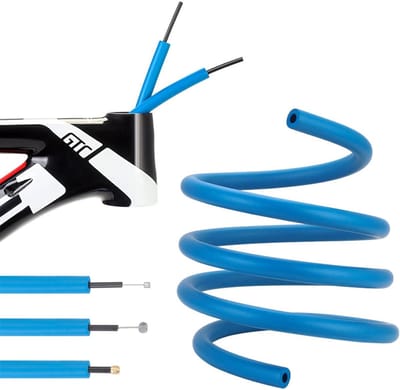Fiets Frame Kabel - Interne Demperhoes - Stille Rit - Ruisonderdrukkend Schuim - 1.7 Meter Lengte - Zwart