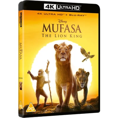 Disney's Mufasa The Lion King 4K Ultra HD (includes Blu-ray)