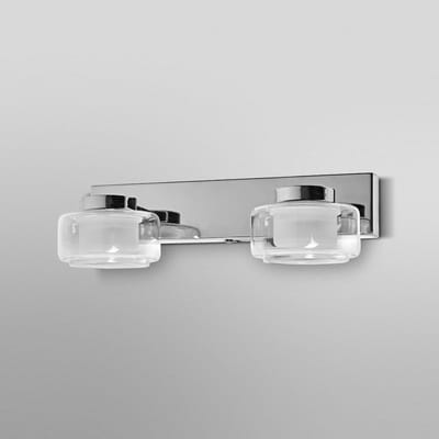 OSRAM ORBIS Flame wand- en plafondlamp met LED, chroom, 11W, 700lm, 3000/4000K, kleurtemperatuur instelbaar via wandschakelaar (koud wit/warm wit), IP44 bescherming tegen vreemde voorwerpen en spatwater
