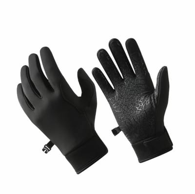 Handschoenen - Fietshandschoenen - Handschoenen winter - Sport handschoenen - Hardloop handschoenen - Lichtgewicht Winter Touchscreen - Warme Voering Handschoenen - Heren Dames voor Fietsen Fietsen Sport - Zwart