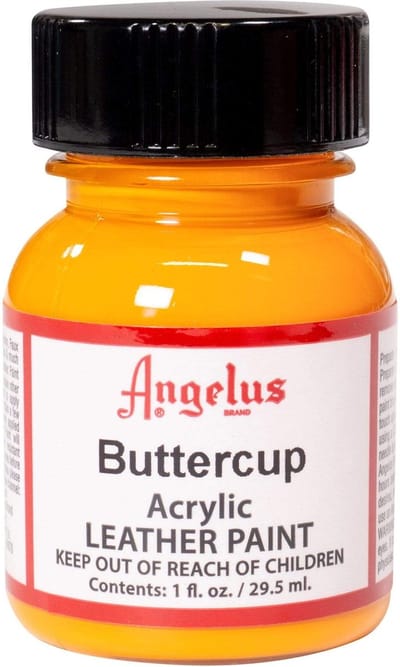 Angelus Leather Acrylic Paint - textielverf voor leren stoffen - acrylbasis - Buttercup - 29,5ml