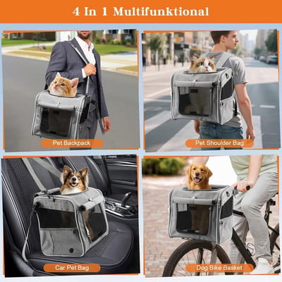 Fietsmand Hond Achter - Hondenfietsmand Bagagedrager - Honden en Katten - Dierendrager