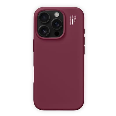 iDeal of Sweden Silicone Case geschikt voor MagSafe geschikt voor iPhone 16 Pro - Fine Wine