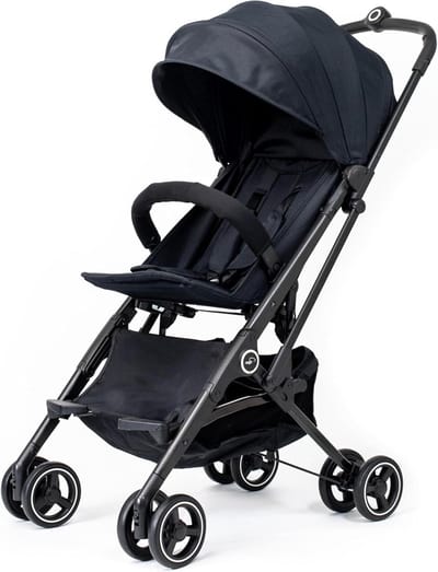Kinderwagen Capsule - Reisbuggy Lichtgewicht - Vakantie Reizen - IATA-cabine goedgekeurd - 52x25x25cm - Gitzwart
