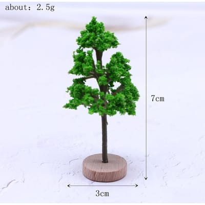 Maison de poupée Arbre miniature Jardin de fées Décorations Miniatures Micro paysage Artisanat en résine Figurine Bonsaï Accessoires de décoration de jardin