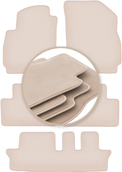 Premium beige vloermatten voor: Chevrolet Orlando I 7 personen 2011-2015
