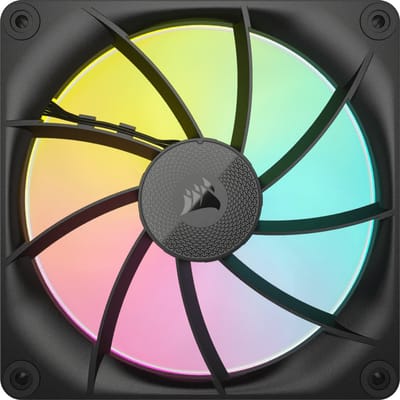 Corsair iCUE LINK LX140 RGB 140mm PWM Black - Ventilatorhuis 84.7 cfm - 350 - 2000 rpm - 10 - 36 dBA - 18 RGB LED's - Stattic Pressure PWM Control - zwart