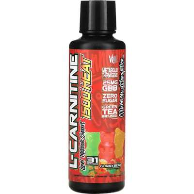 VMI Sports, L-Carnitine 1500 Heat, Gummy Bear, 473 ml (473 ml)