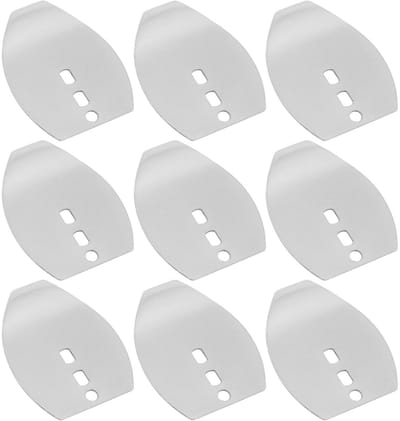 Dailygoods- Chatterbait Blades 50 Stuks - Roestvrij Staal - Grootte 36x28,5mm - Spinner Blades - Multifunctionele Visaccessoires - Verbeterde Aasprestaties - Spinnerbait