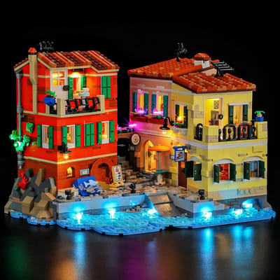 LEGO The Italian Riviera 21359 Bouwset voor Creatieve Ideeën met Bouwstenen en Accessoires