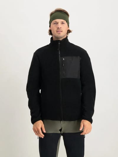 Poederbaas Four Seasons Fleece Vest - Heren - Zwart - Maat M