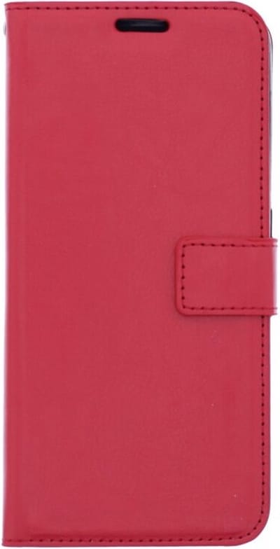 LuxeBass Hoesje geschikt voor Oppo Find X5 Lite - Boekhoesje - Rood - Portemonneehoesje gsm hoesje - telefoonhoes - telefoonhoesjes