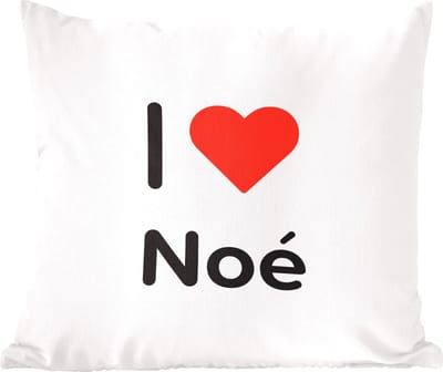 Sierkussens - Kussentjes Woonkamer - 60x60 cm - I love - Noé - Meisje