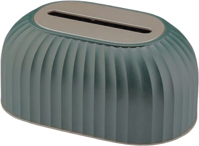 longziming -Moderne Tissue Box Cover – Rechteckige Taschentuchhouder voor thuis en kantoor – Hoogwaardige materialen, geschikt voor woonkamer, eetkamer en auto – Stijlvol groen design