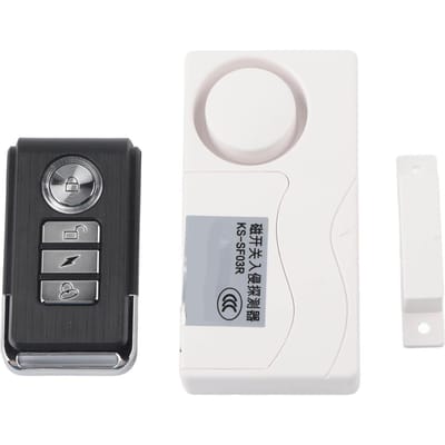 Ensemble de contacts magnétiques pour porte et fenêtre, détecteur sans fil avec télécommande gray