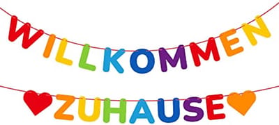 Welkomstbanner - Feestdecoratie - Familiefeest versieren - Zelf te ontwerpen - 2 tot 3 meter - Kleurrijk