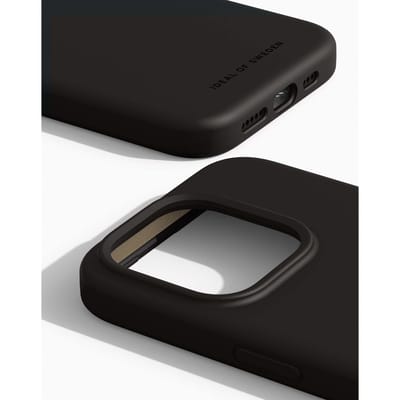 iDeal of Sweden Silicone Case geschikt voor Apple iPhone 15 Pro - Zwart