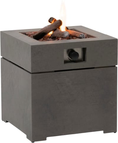 Cosi Cosibrixx 60 Concrete Look Vuurtafel - Sfeervolle tuinverwarming - Compact model - Inclusief gasslang