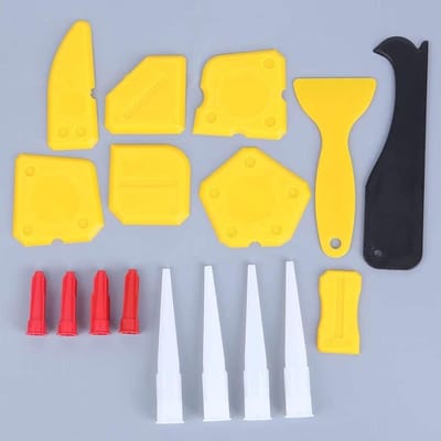 Gereedschapsset Kit - Voeggereedschap Afwerking - Tegels Afwerken - 17-delig Precisie - 0 tot 28 mm - Multicolor