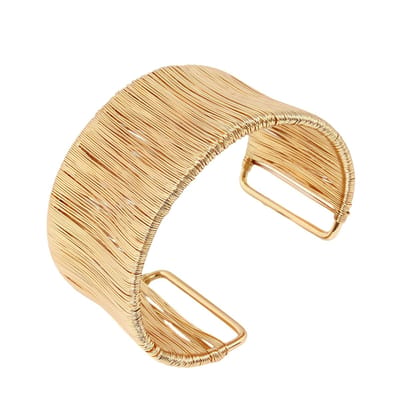 Marama Armband Julia Goud - premium stainless steel - brede damesarmband - chique