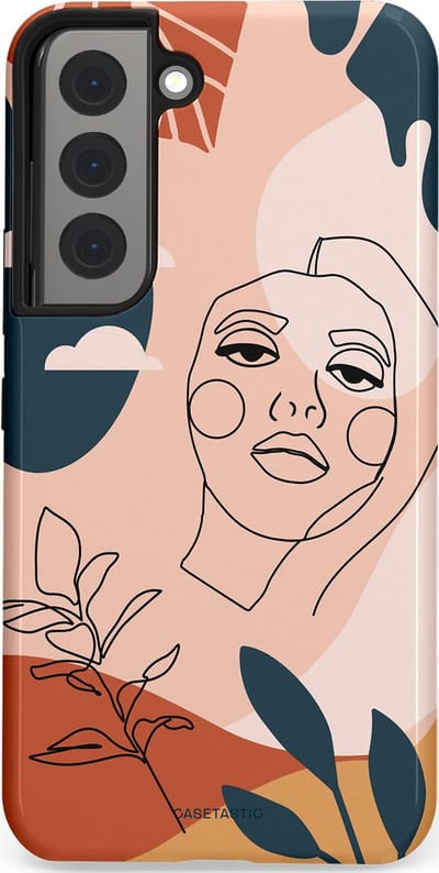 Casetastic Hoesje Geschikt voor Samsung S22 - Stijlvolle Beschermende Duo-layer Case - Zachte contour