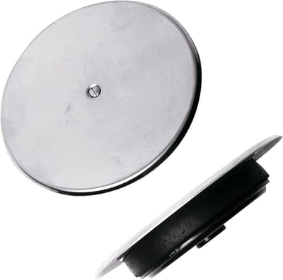 Sifon Deksel - Afvoer Klep - Geur Vrij Houden - Roestvrij Staal AISI316 - 110 mm - Zilverkleurig