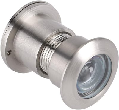 Door Viewer met 28mm Brede Kijkhoek, Kunststof Lensen, Anti-Diefstal en Privacy Deksel voor Dikke Deuren van 35-60mm
