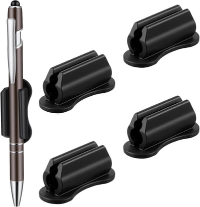 Set van 4 Wand Desk Adhesieve Penhouders van Siliconen - Desk Accessories, Kantoorbenodigdheden, Creatieve Organisatiehulpmiddelen