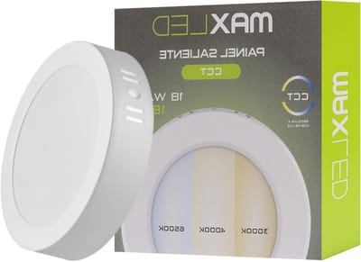 Heldere 18W Plafondlamp Ø175mm - Ronde LED Paneelverlichting voor Badkamer - 1850lm, 3CCT 3000K-6500K, Niet Dimbaar, Energiezuinig en Modern Design