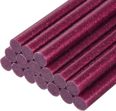 Lijmpistool Stiften - Lijmsticks Hobby - Knutselen Repareren - Hoge Viscositeit EVA - 11mm x 100mm - Glitter Rozerood