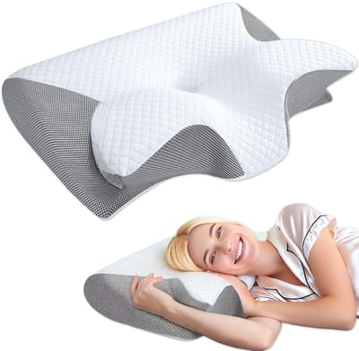 Dailygoods - Orthopedisch Nekkussen van Traagschuim - Ergonomisch Hoofdkussen voor Optimale Slaaphouding