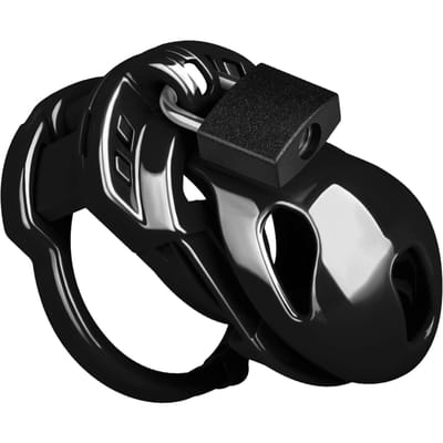 The Vice - Kuisheidskooi - Peniskooi - Chastity Cage - Zwart - Verkrijgbaar in Maten Mini Standaard en Plus Mini