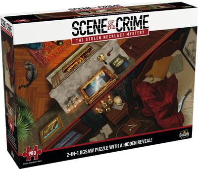 Scene of the Crime: The Stolen Necklace Mystery - 2-in-1-puzzel - 980 Puzzelstukjes