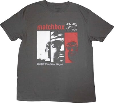 Matchbox Twenty - Yourself Heren T-shirt - M - Grijs