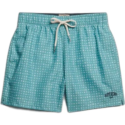 Superdry - Premium Bedrukte 15-inch Zwemshort - Heren - Zwembroeken