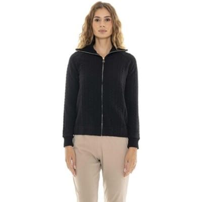 Sweaters Leone 1947 Woman Bonded High Collar Relaxed