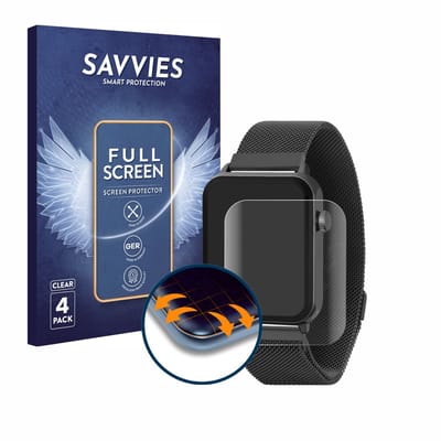 Savvies - Screenprotector voor Reflex Active Series 30 AMOLED - Folie Beschermfolie transparant volledig dekking 4 Stuks